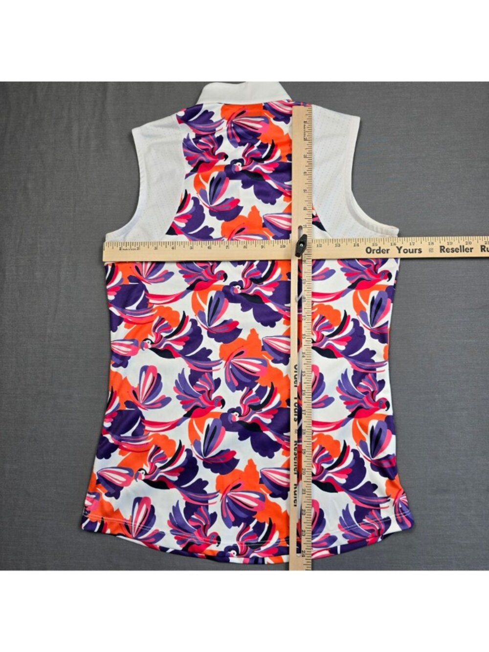 PGA Tour XS Golf Tank Top Shirt Skort Floral Tropical Stretch Athletic Set - Picture 5 of 10